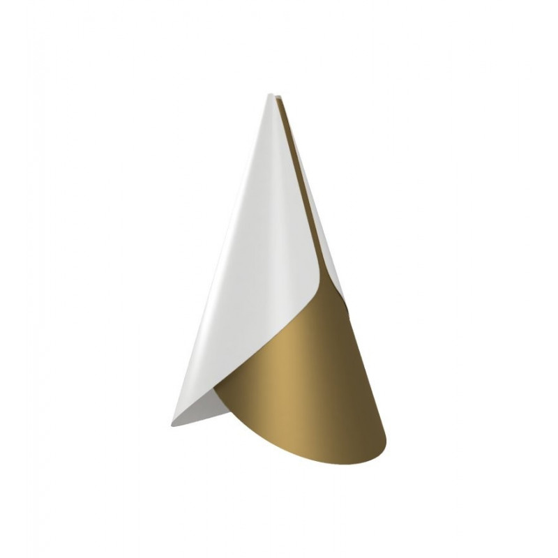 Hanging lamp, lampshade Umage Cornet WHITE AND BRASS UMAGE