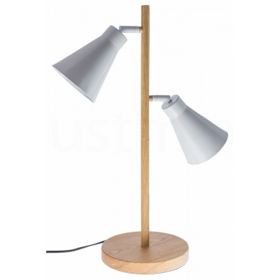 Table lamp BOURNE 2L wood / metal LS-MT1588 Auhilon