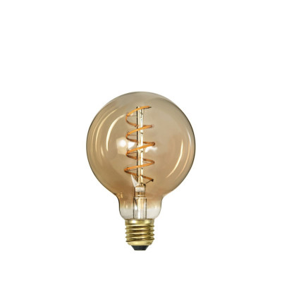 DECOLED SPIRAL AMBER amber LED bulb dimmable G95 3.5W 2000K Star Trading