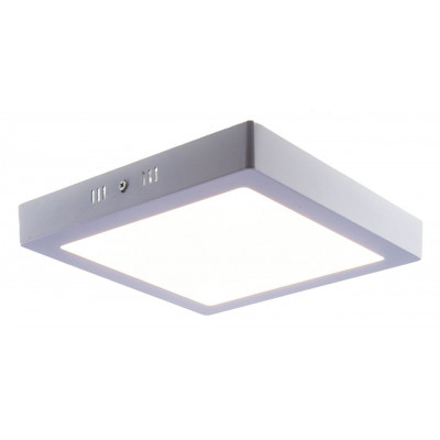 Ceiling lamp, white SQUERE 18W WH ceiling lamp, 3000K surface-mounted LED LUMINAIRES, YP004-18W-W-W Auhilon