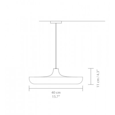 LAMPA CASSINI MEDIUM UMAGE - CZARNA