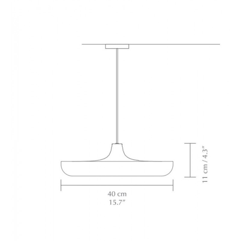 CLAVA DINE WOOD BLACK OAK UMAGE LAMP - BLACK OAK