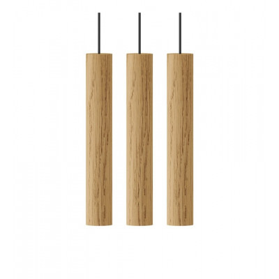 LAMP CHIMES CLUSTER 3 OAK UMAGE - NATURAL OAK 02230