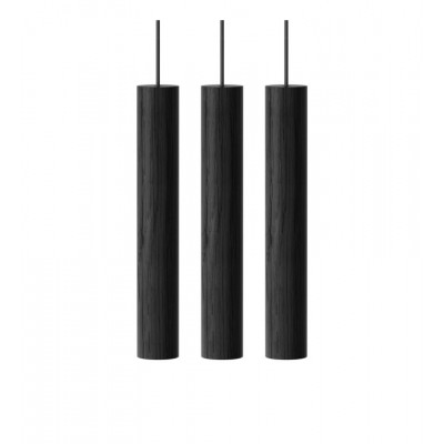 LAMP CHIMES CLUSTER 3 DARK OAK UMAGE - BLACK OAK 02232