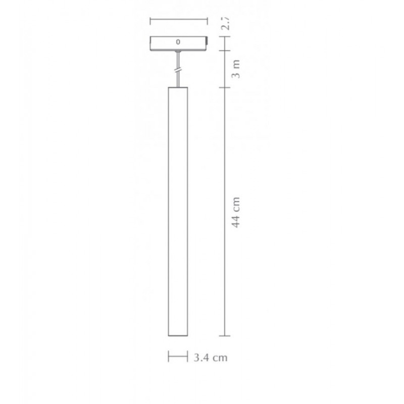 CHIMES TALL BLACK UMAGE LAMP - BLACK OAK - 02235