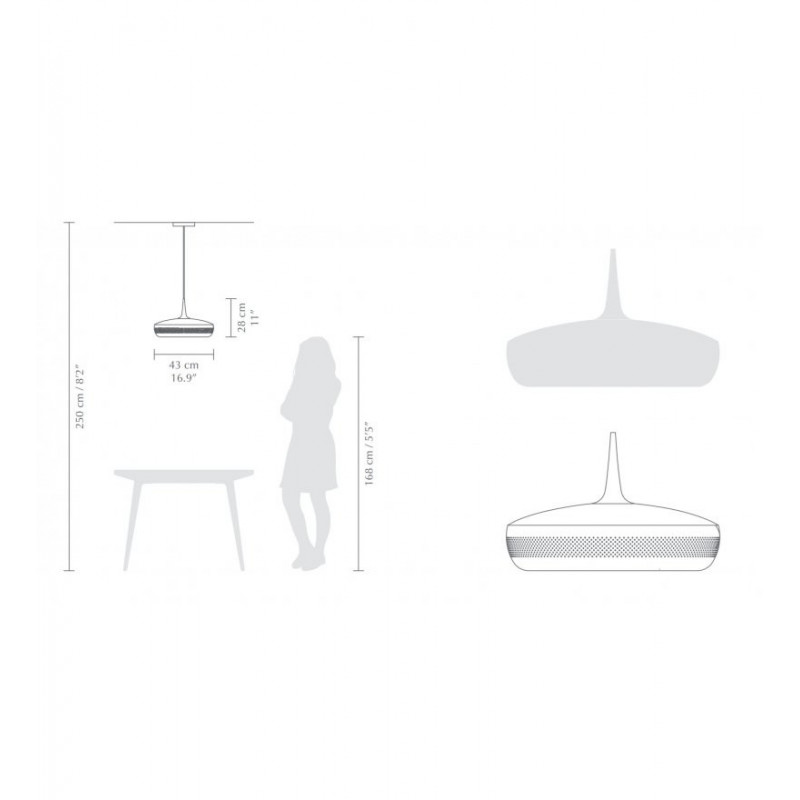 CLAVA DINE WOOD NATURAL OAK UMAGE LAMP - NATURAL OAK - 2343