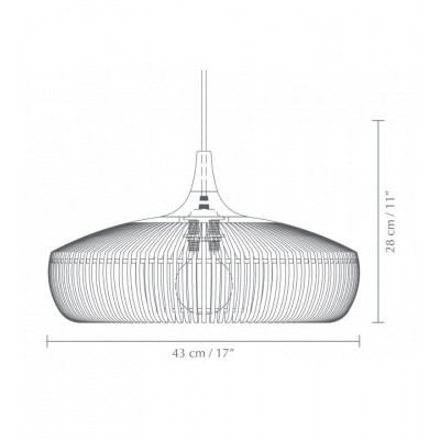 LAMPA CLAVA DINE WOOD DARK OAK UMAGE - CIEMNY DĄB - 02344