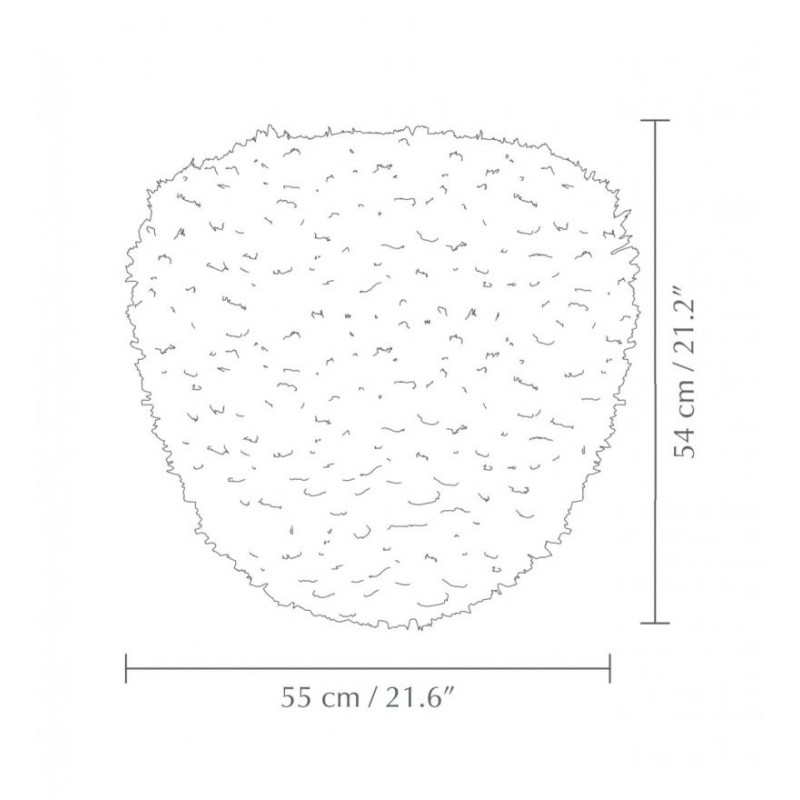 EOS EVIA LARGE UMAGE LAMP - WHITE, 55CM DIAMETER - 02350