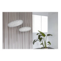 White lamp with feathers Eos ESTHER medium oval 60cm UMAGE