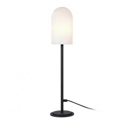 Floor small standing lamp AFTERNOON 1L Black / White IP44 107997 Markslojd