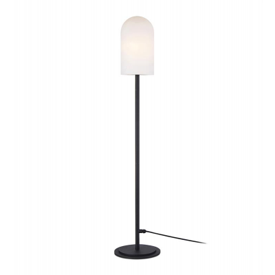 Floor large standing lamp AFTERNOON 1L Black / White IP44 107998 Markslojd