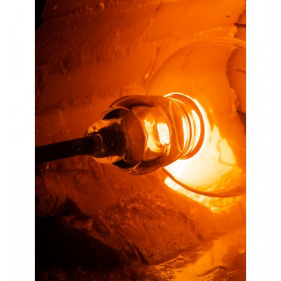 LAMPA wisząca BRIGHT BAROCCO 111202 - MOSIĄDZ, CZARNY PRZEWÓD NORDIC TALES