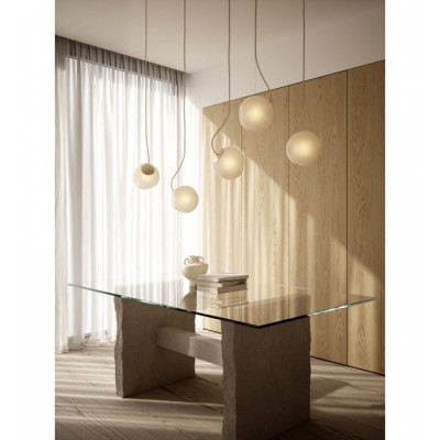 LAMPA wisząca BRIGHT BAROCCO 111202 - MOSIĄDZ, CZARNY PRZEWÓD NORDIC TALES