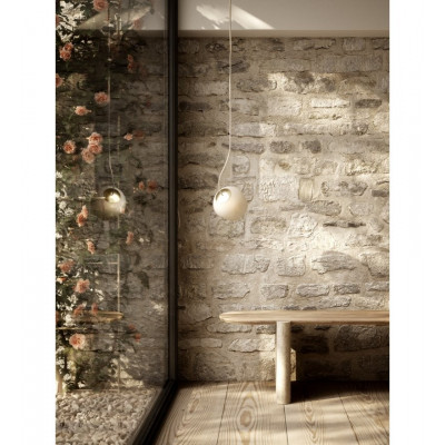 Bright Modeco Brass Nordic Tales Lamp - crema cord