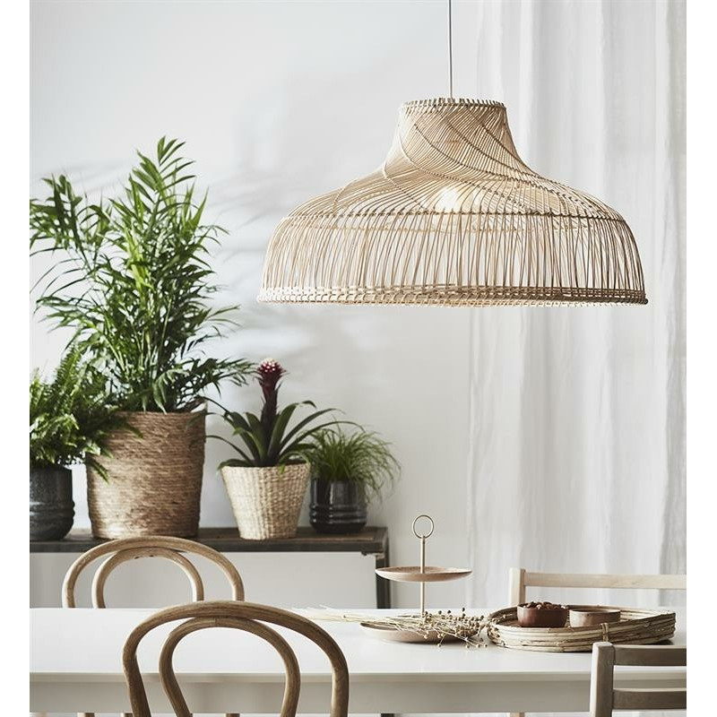 Hanging lamp LAYNEY 1L Chrome / Transparent MARKSLOJD