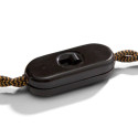 Unipolar Slider Switch Black. Design by Achille Castiglioni Creative-Cables