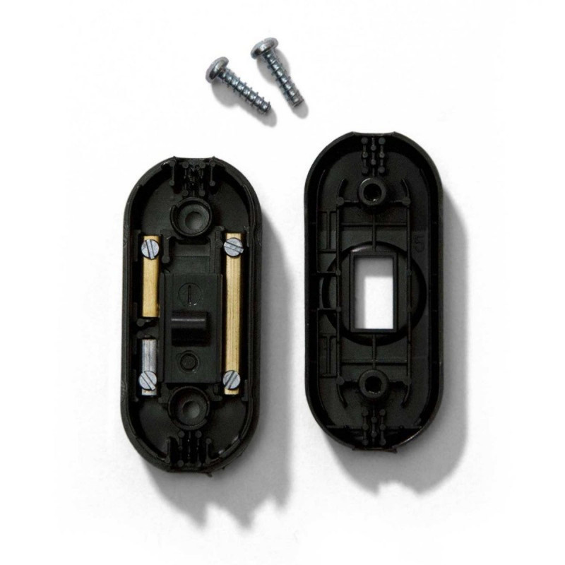 Unipolar Slider Switch Black. Design by Achille Castiglioni Creative-Cables