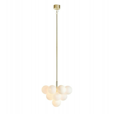 Hanging lamp MERLOT 13L Gold / White 107903 MARKSLOJD