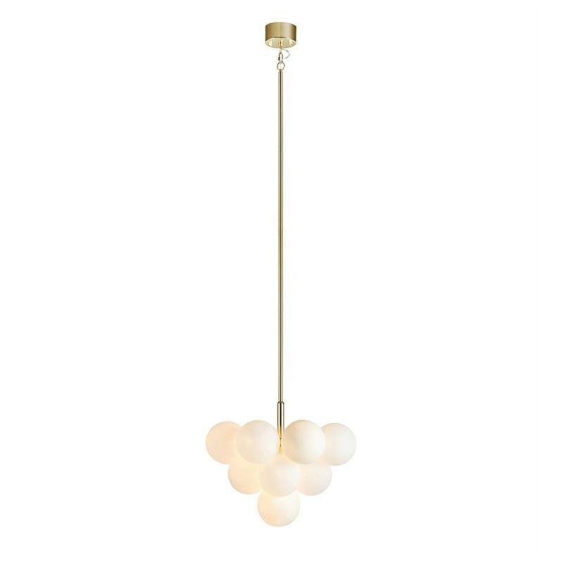Hanging lamp MERLOT 13L Gold / White 107903 MARKSLOJD