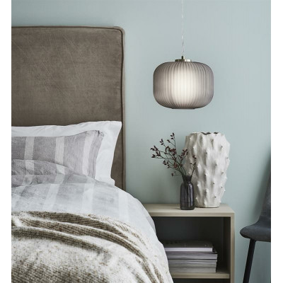 Lampa Wisząca SOBER 1L Mosiądz/Przydymiony 107919 MARKSLOJD