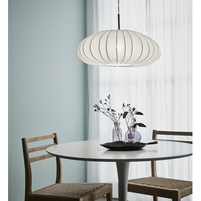 Hanging lamp LAYNEY 1L Chrome / Transparent MARKSLOJD