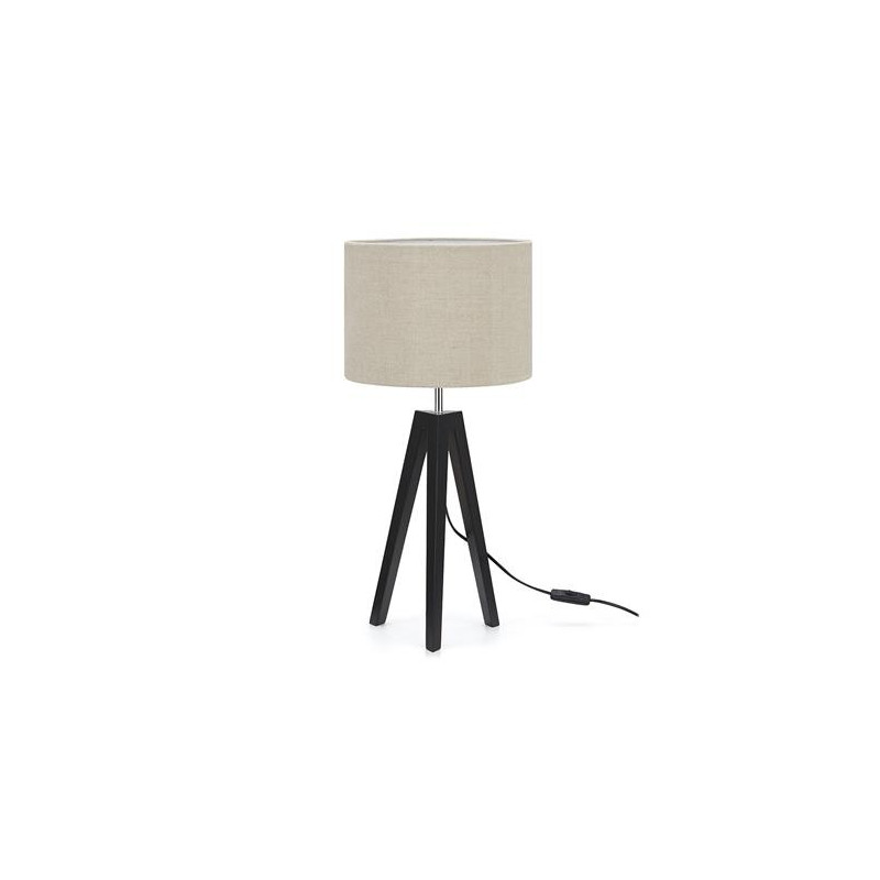 Table lamp LUNDEN 1L Black / Gray 107943 MARKSLOJD