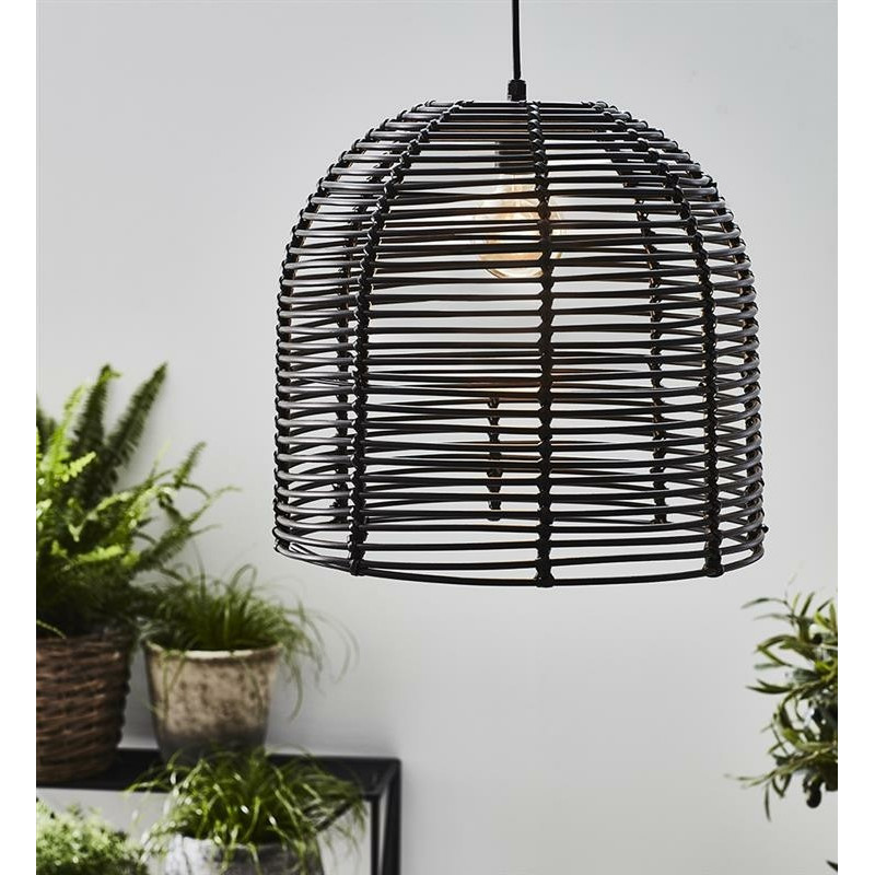 Hanging lamp GARDEN 24 Black IP44 40cm 107990 MARKSLOJD