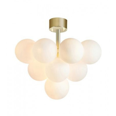 Hanging lamp MERLOT 13L gold / white 107912 MARKSLOJD
