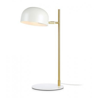 Table lamp POSE 1L white/ Brass 107937 MARKSLOJD