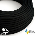 Zewnętrzny okrągły przewód w czarnym oplocie Black Rayon SM04 - IP65 odpowiedni do systemu EIVA Creative-Cables