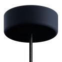 EIVA black external ceiling cup IP65 soft silicone rosette Creative-Cables
