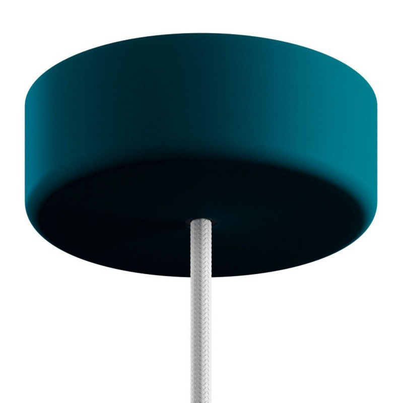 EIVA petrol blue external ceiling cup IP65 soft silicone rosette Creative-Cables