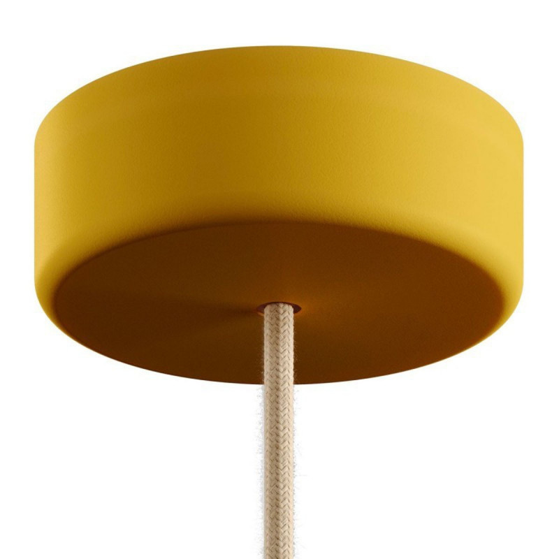 EIVA yellow external ceiling cup IP65 soft silicone rosette Creative-Cables