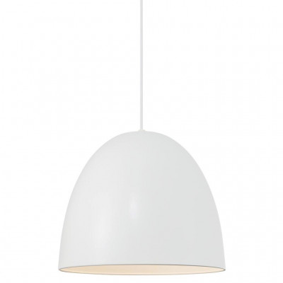 Lampa wisząca / sufitowa Alexander E27 40W biała 30cm 48673001 Nordlux