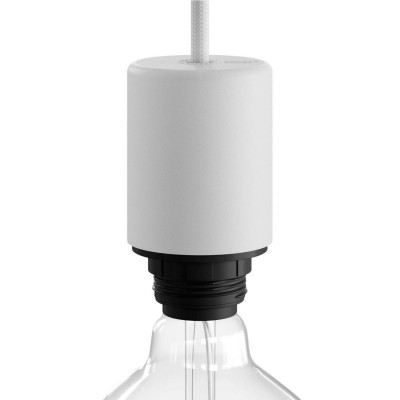 EIVA ELEGANT white silicone external lamp holder E27 IP65 with the possibility of self-assembly to the lampshade Creative-Cables