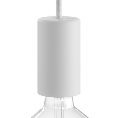 EIVA ELEGANT the first white silicone E27 IP65 external lamp holder with the possibility of DIY Creative-Cables assembly