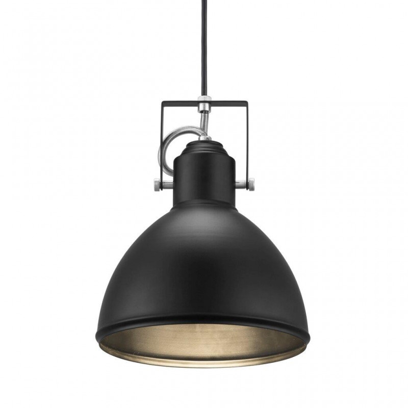Hanging / ceiling lamp Aslak E27 40W black 20cm 46553003 Nordlux