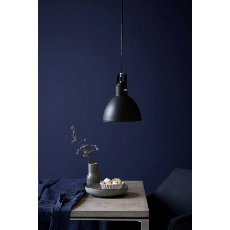 Hanging / ceiling lamp Aslak E27 40W black 20cm 46553003 Nordlux