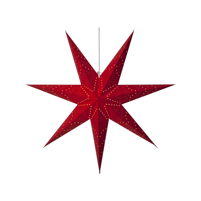 Lamp STAR HANGING PAPER SENSY 231-49 100cm, red STAR HANGING PAPER SENSY 231-49 STAR TRADING