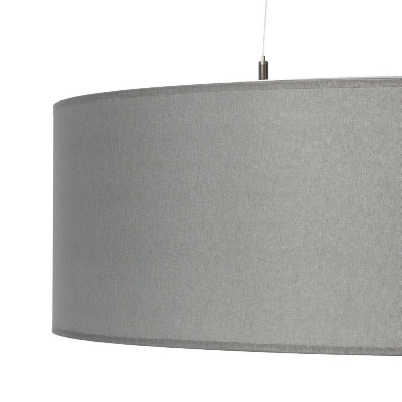 Grey ceiling lamp SPACE hanging lamp with lampshade KASPA