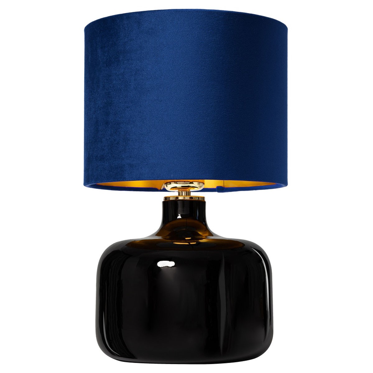 Standing Lamp Lora Table Navy Blue, Navy Blue And Gold Table Lamps