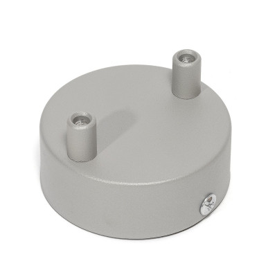 Gray ceiling cup - a two-cable ceiling cup Kolorowe Kable