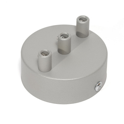 Gray ceiling cup - a three-cable ceiling cup Kolorowe Kable