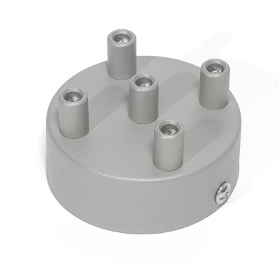 Gray ceiling cup - a five-cable ceiling cup Kolorowe Kable