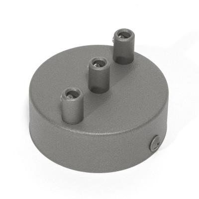 Dark Gray ceiling cup - a three-cable ceiling cup Kolorowe Kable