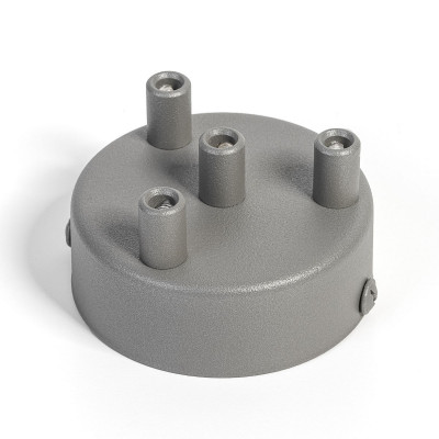 Dark Gray ceiling cup - a four-cable ceiling cup Kolorowe Kable