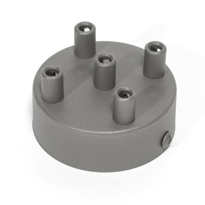 Dark Gray ceiling cup - a five-cable ceiling cup Kolorowe Kable