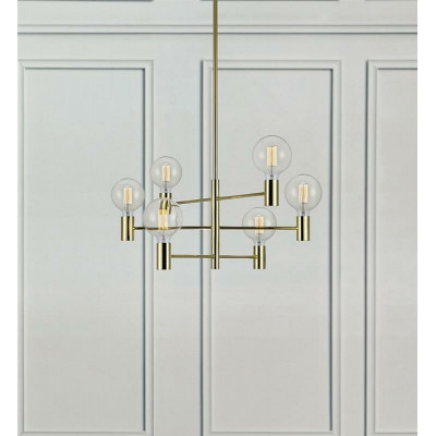 Pendant lamp RUBEN 1L brass 107880 MARKSLOJD