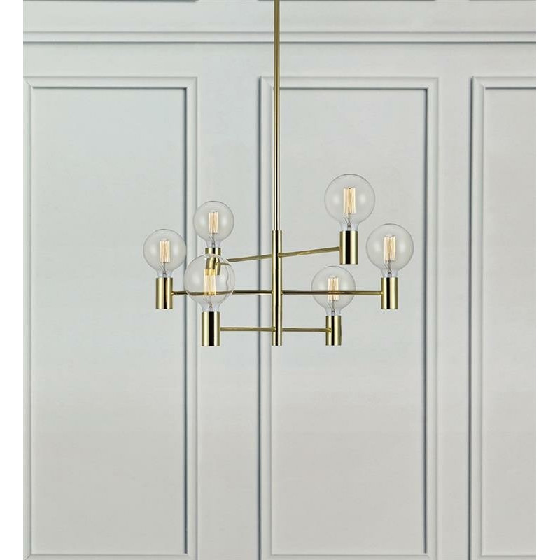 Pendant lamp RUBEN 1L brass 107880 MARKSLOJD
