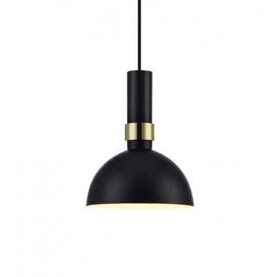 Hanging lamp LARRY 60W Black / Gold Brushed 106974 MARKSLOJD